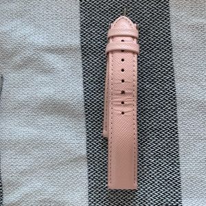 Michele light pink watch band